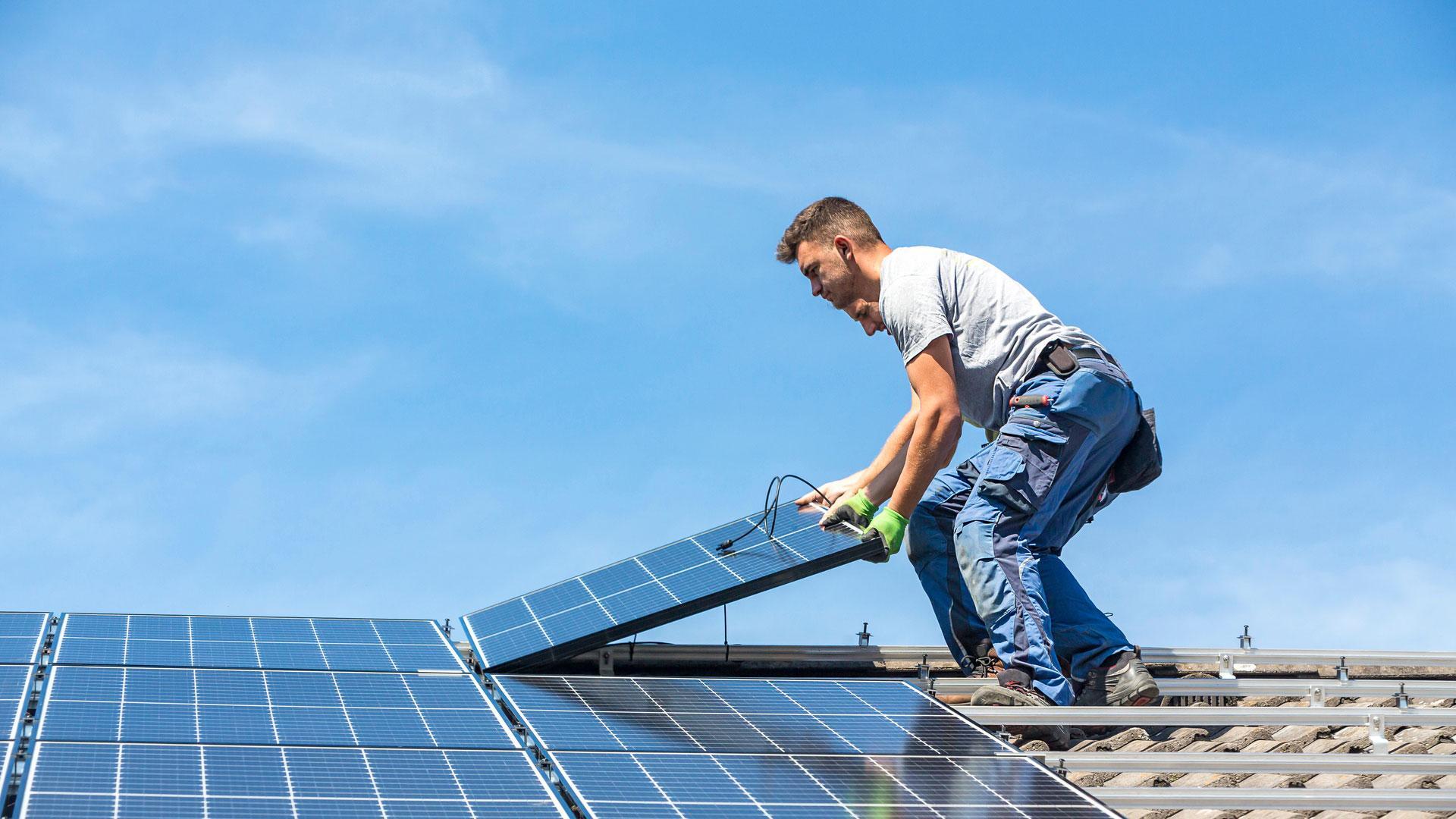 zonnepanelen op het dak